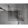Mexen Mist-H T hinged shower cabin right 100 x 100 cm, transparent, gun metal - 8A5T-100-100-95-00-P