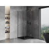 Mexen Mist-H T right-hinged shower cabin 110 x 110 cm, transparent, gun metal - 8A5T-110-110-95-00-P