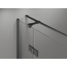 Mexen Mist-H T right-hinged shower enclosure 100 x 120 cm, transparent, gun metal - 8A5T-100-120-95-00-P