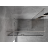 Mexen Mist-H T hinged shower enclosure left 75 x 80 cm, transparent, brushed nickel - 8A5T-075-080-97-00-L