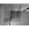 Mexen Mist-H T left-opening shower cabin 80 x 80 cm, transparent, brushed nickel - 8A5T-080-080-97-00-L