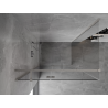 Mexen Mist-H T shower cabin hinged left 100 x 80 cm, transparent, brushed nickel - 8A5T-100-080-97-00-L