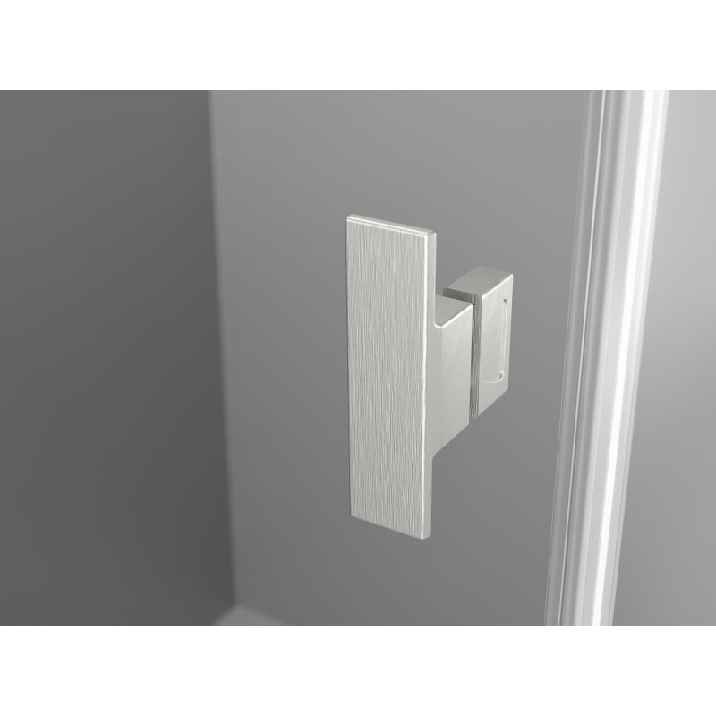 Mexen Mist-H T left-hinged shower cabin 85 x 85 cm, transparent, brushed nickel - 8A5T-085-085-97-00-L