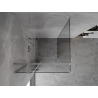 Mexen Mist-H T left hinged shower cabin 95 x 95 cm, transparent, brushed nickel - 8A5T-095-095-97-00-L