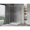 Mexen Mist-H T shower enclosure hinged left 120 x 100 cm, transparent, brushed nickel - 8A5T-120-100-97-00-L