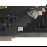 Mexen Carlos 1,5-compartment granite sink with a kitchen mixer tap Rita, Black - 6518-77-670300-70-B