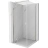 Mexen Mist-H T pivot shower cabin left 120 x 120 cm, transparent, brushed nickel - 8A5T-120-120-97-00-L