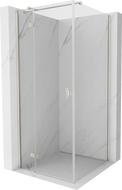 Mexen Mist-H T left hinged shower cabin 70 x 70 cm, transparent, chrome - 8A5T-070-070-01-00-L