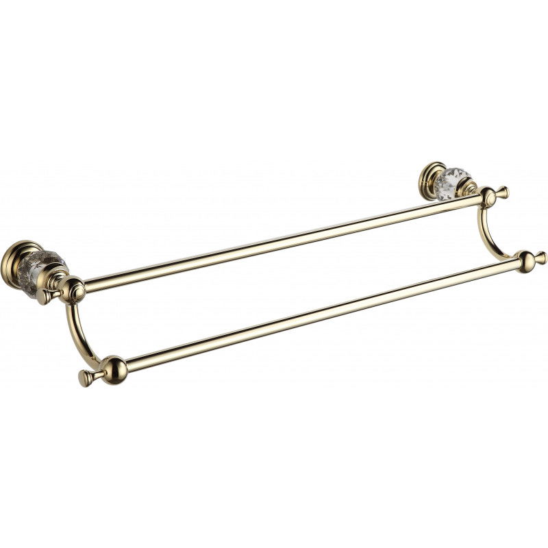 Mexen Estela double towel rack, Gold - 7011525-50