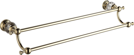Mexen Estela double towel rack, Gold - 7011525-50