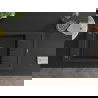 Mexen Elias 1-compartment granite sink with a drip tray and kitchen mixer tap Telma, Black/Silver - 6511-73-670200-70-B