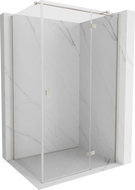 Mexen Mist-H T right-hinged shower enclosure 70 x 120 cm, transparent, brushed nickel - 8A5T-070-120-97-00-P