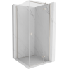 Mexen Mist-H T right-hinged shower cabin 120 x 120 cm, transparent, brushed nickel - 8A5T-120-120-97-00-P