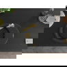 Mexen Kevin 1-compartment granite sink with a drip tray and kitchen mixer tap Rita, Black/Silver - 6517-73-670300-50