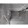 Mexen Mist-H Duo shower cabin hinged left 120 x 115 cm, transparent, white - 8A5-120L-115P-20-00