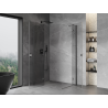 Mexen Mist-H Duo Left-Hinged Shower Enclosure 95 x 80 cm, Transparent, Gun Metal - 8A5-095L-080P-95-00