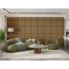 Mexen Linea 01 acoustic wall panel 60 x 60 cm (4pcs.), felt 9 mm, technical veneer, Oak Classic - S110-60607-01-041