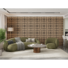 Mexen Linea 02 acoustic wall panel 60 x 60 cm (4 pcs), 9 mm felt, technical veneer, Bleached Oak - S110-60607-02-040
