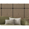 Mexen Linea 02 acoustic wall panel 60 x 60 cm (4 pcs), 9 mm felt, technical veneer, Bleached Oak - S110-60607-02-040