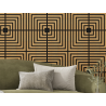 Mexen Linea 02 acoustic wall panel 60 x 60 cm (4 pcs), 9 mm felt, technical veneer, Oak Classic - S110-60607-02-041