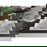 Mexen Tomas 2-compartment granite sink with a kitchen mixer tap Rita, White - 6516-20-670300-20