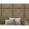 Mexen Linea 03 acoustic wall panel 60 x 60 cm (4 pcs), 9 mm felt, technical veneer, Bleached Oak - S110-60607-03-040