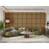 Mexen Linea 03 acoustic wall panel 60 x 60 cm (4 pieces), felt 9 mm, technical veneer, Classic Oak - S110-60607-03-041