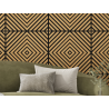 Mexen Linea 03 acoustic wall panel 60 x 60 cm (4 pieces), felt 9 mm, technical veneer, Classic Oak - S110-60607-03-041