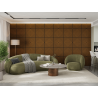 Mexen Linea 03 acoustic wall panel 60 x 60 cm (4 pcs), felt 9 mm, technical veneer, Natural Oak - S110-60607-03-042