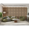 Mexen Linea 05 acoustic wall panel 60 x 60 cm (4pcs.), 9 mm felt, technical veneer, Bleached Oak - S110-60607-05-040