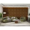 Mexen Linea 08 acoustic wall panel 60 x 60 cm (4 pieces), 9 mm felt, technical veneer, Natural Oak - S110-60607-08-042
