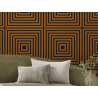 Mexen Linea 13 acoustic wall panel 60 x 60 cm (4 pcs), 9 mm felt, technical veneer, Natural Oak - S110-60607-13-042