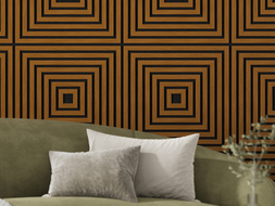 Mexen Linea 13 acoustic wall panel 60 x 60 cm (4 pcs), 9 mm felt, technical veneer, Natural Oak - S110-60607-13-042