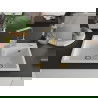 Mexen Tomas 2-compartment granite sink with a kitchen mixer tap Rita, White - 6516-20-670300-50