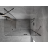 Mexen Mist-H Duo Shower Enclosure Hinged Right 95 x 105 cm, Transparent, Gun Metal - 8A5-095L-105P-95-00