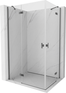 Mexen Mist-H Duo hinged shower cabin 70 x 70 cm, transparent, chrome - 8A5-070L-070P-01-00