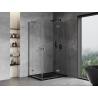 Mexen Mist-H Duo right-hinged shower cabin 110 x 115 cm, transparent, gun metal - 8A5-110L-115P-95-00