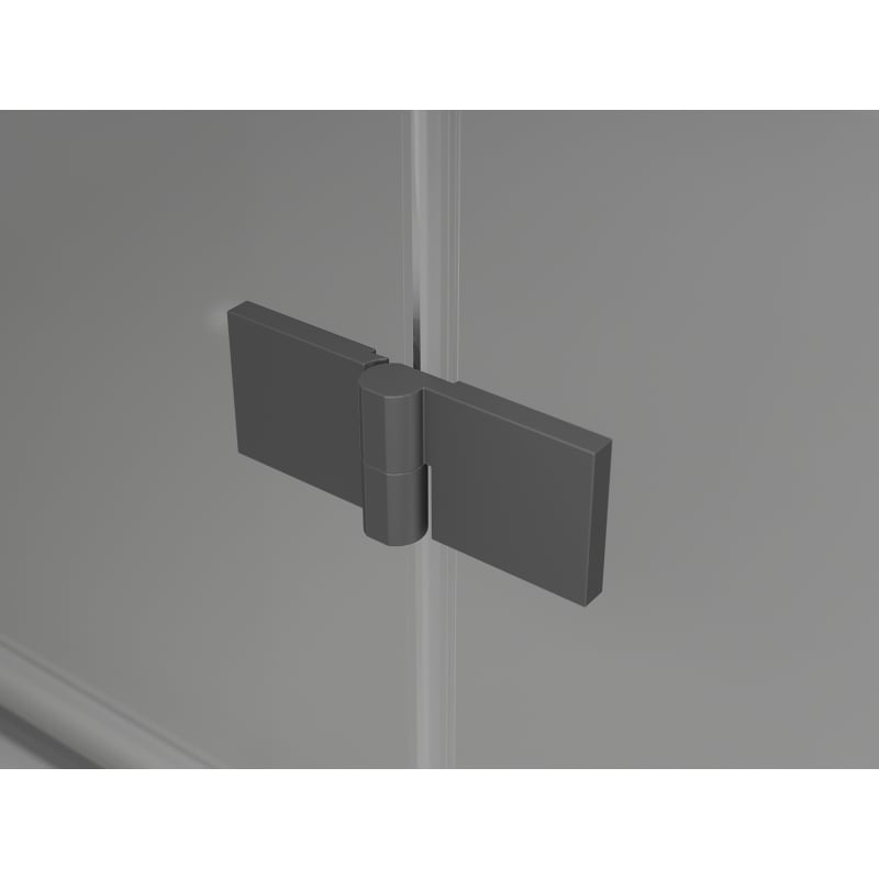 Mexen Mist-H Duo Swing Right Shower Cabin 105 x 120 cm, Transparent, Gun Metal - 8A5-105L-120P-95-00