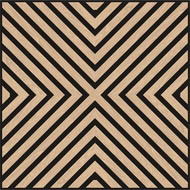 Mexen Linea 01 acoustic wall panel 60 x 60 cm (4 pieces), 9 mm felt, technical veneer, Bleached Oak - S110-60607-01-040