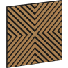 Mexen Linea 01 acoustic wall panel 60 x 60 cm (4pcs.), felt 9 mm, technical veneer, Oak Classic - S110-60607-01-041