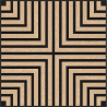Mexen Linea 02 acoustic wall panel 60 x 60 cm (4 pcs), 9 mm felt, technical veneer, Bleached Oak - S110-60607-02-040