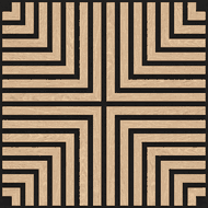 Mexen Linea 02 acoustic wall panel 60 x 60 cm (4 pcs), 9 mm felt, technical veneer, Bleached Oak - S110-60607-02-040