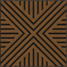 Mexen Linea 05 acoustic wall panel 60 x 60 cm (4pcs), 9 mm felt, technical veneer, Natural Oak - S110-60607-05-042