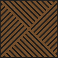 Mexen Linea 08 acoustic wall panel 60 x 60 cm (4 pieces), 9 mm felt, technical veneer, Natural Oak - S110-60607-08-042