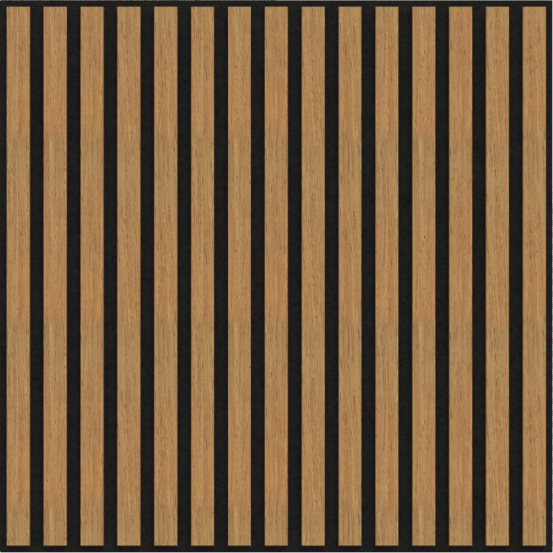 Mexen Linea 15 soundproof wall panel 60 x 60 cm (4 pcs), 9 mm felt, technical veneer, Classic Oak - S110-60607-15-041