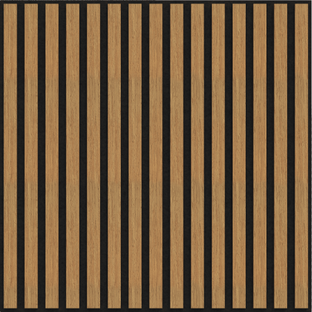 Mexen Linea 15 soundproof wall panel 60 x 60 cm (4 pcs), 9 mm felt, technical veneer, Classic Oak - S110-60607-15-041