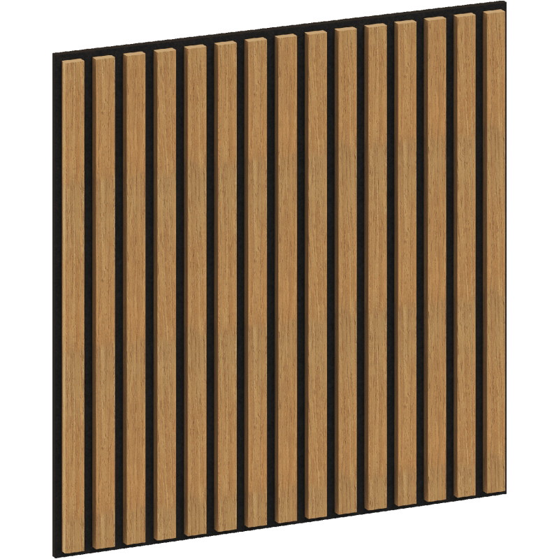 Mexen Linea 15 soundproof wall panel 60 x 60 cm (4 pcs), 9 mm felt, technical veneer, Classic Oak - S110-60607-15-041