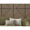 Mexen Linea 25 acoustic wall panel 60 x 60 cm (4 pcs.), 9 mm felt, technical veneer, Bleached Oak - S110-60607-25-040