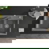 Mexen Tomas 2-compartment granite sink with a kitchen mixer tap Rita, Grey - 6516-71-670300-71