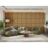 Mexen Linea 26 acoustic wall panel 60 x 60 cm (4pcs.), 9 mm felt, technical veneer, Oak Classic - S110-60607-26-041